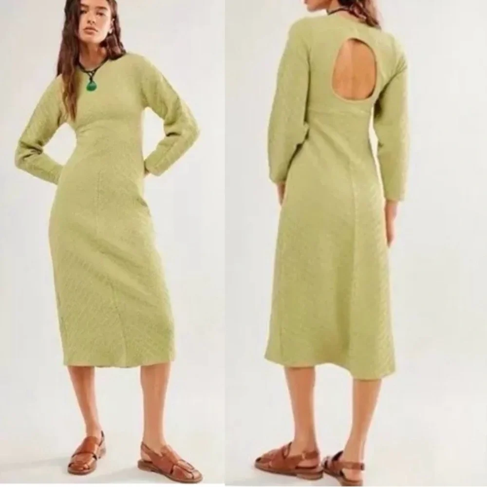 FREE PEOPLE Gabby Seamless Midi Dress